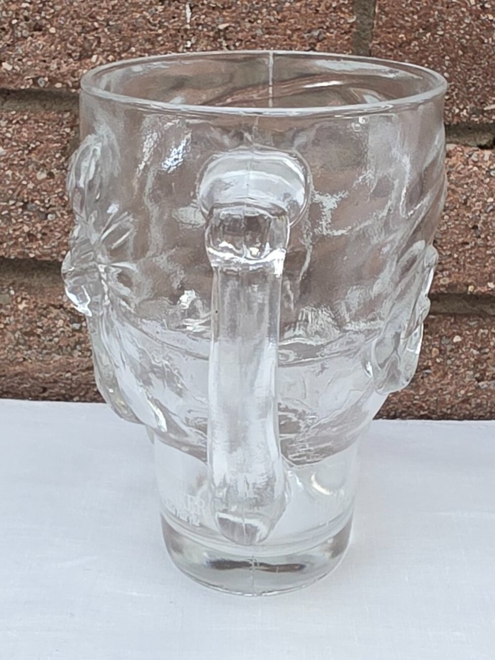 Boneshaker Unfiltered India Pale Ale Skull Glass Beer Mug Stein White Logo Print - Picture 4 of 11
